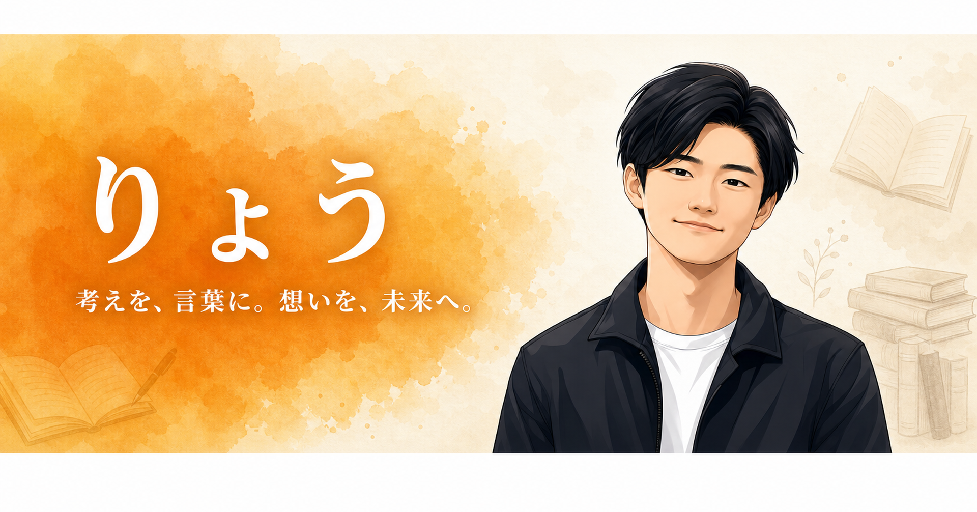 りょう - 考えを、言葉に。想いを、未来へ。